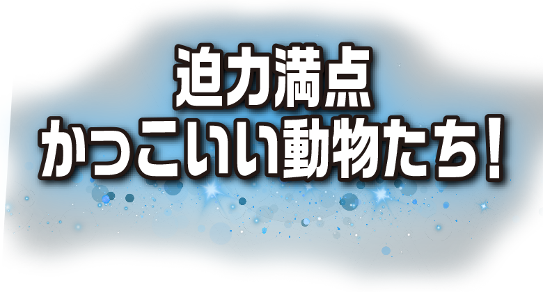 迫力満点かっこいい動物たち！